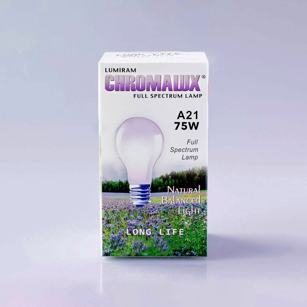 Chromalux® Full Spectrum 75W Incandescent Bulb