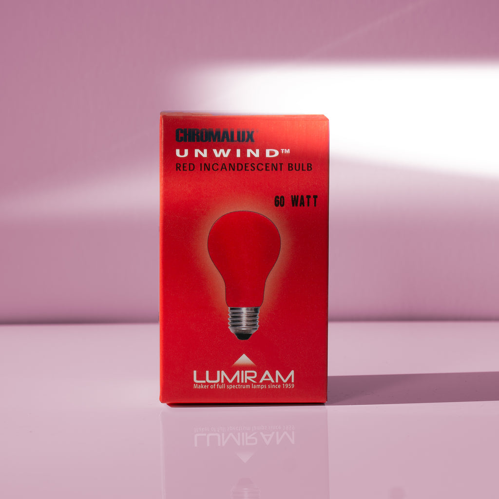 red incandescent light bulb for sleep