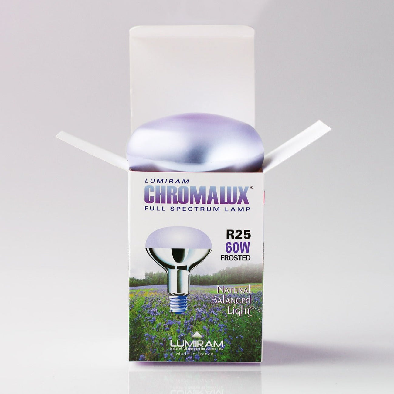 R25 60W Incandescent Flood Light Bulb by Chromalux® Full