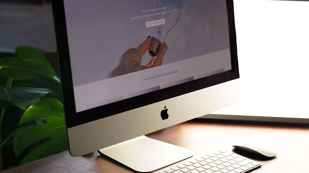 working with a full spectrum light therapy box